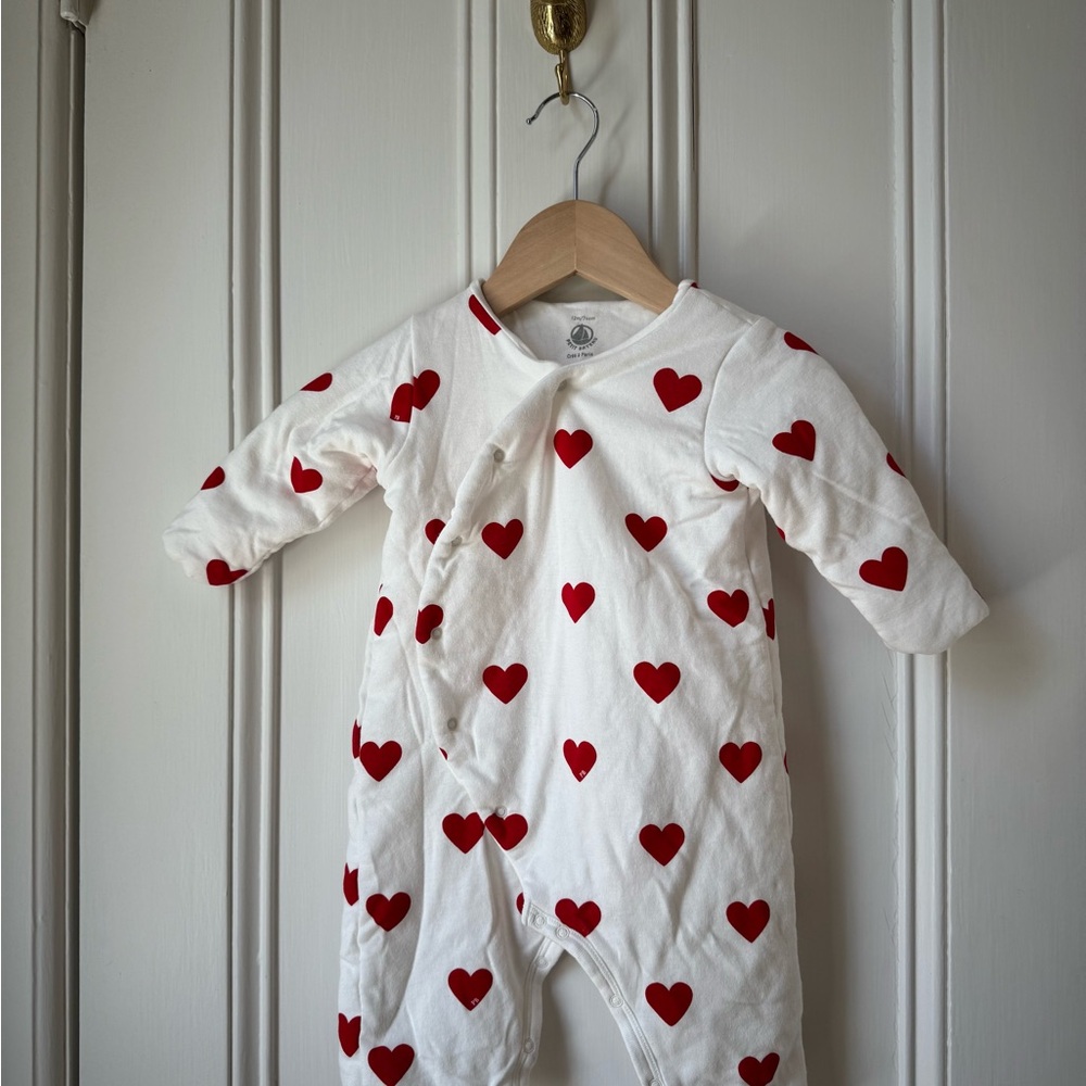 Heart Print Kids One Piece